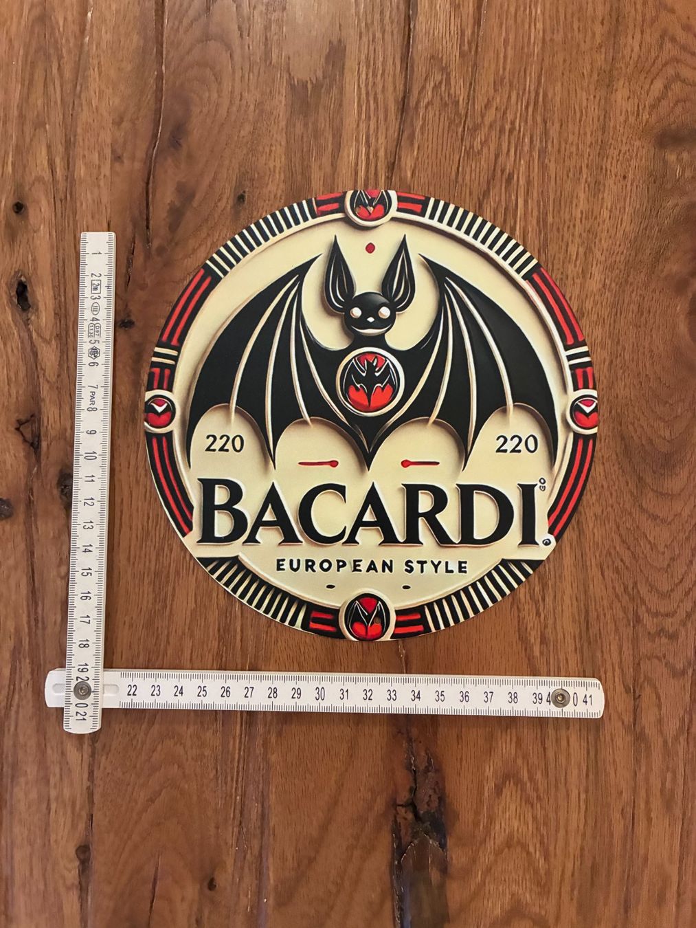 Bacardi Spirituosen: Schönes Bacardi Schild - Neu – Neu und originalverpackt aus Bremgarten AG von Eurotiz 2