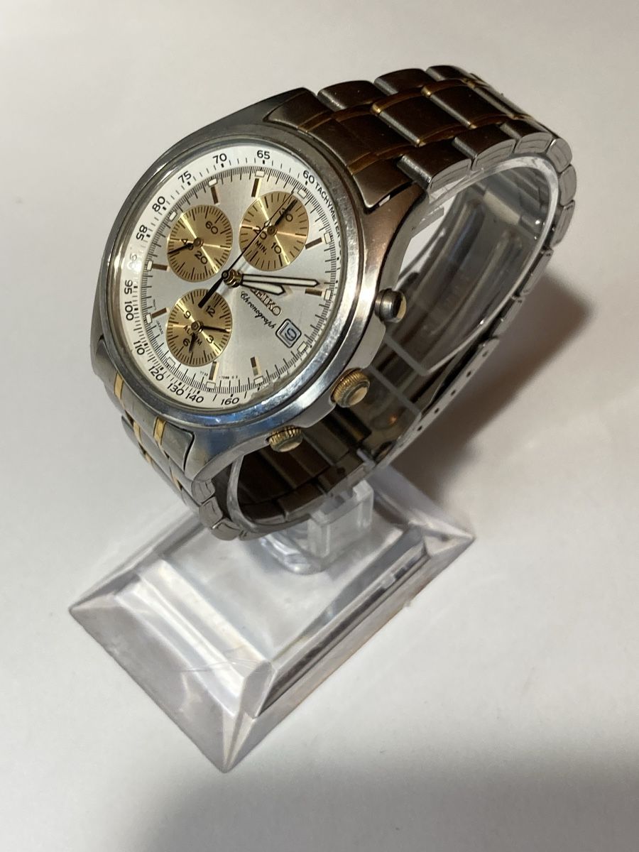Seiko Uhren: Seiko  Chronografh Quartz 39 mm – Gebraucht aus Glattbrugg von vintagemania 1