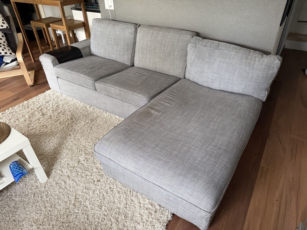 Ikea Sofas: IKEA Ecksofa Grau – 261 × 161 cm – Gebraucht aus Rümlang von laurasecondhand