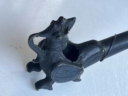 Dekorationspfeife antike mit Vogelmotiv(S24)