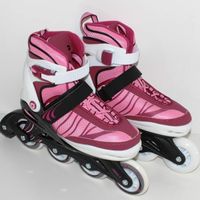 Rollers pour filles, roses, pointures ajustables 37 à 41