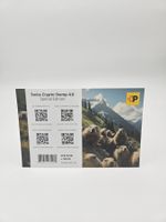 1x Swiss Crypto Stamp 4.0, ID1, Holz, Postfrisch, ungeöffnet
