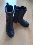 Homer schwarze gefütterte Winterstiefel Boots schwarz 38.5!