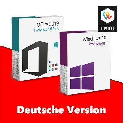 Microsoft Software: Office 2019 Pro Plus & Win 10 Pro -  DE – Gebraucht aus Saignelégier von onekeystore