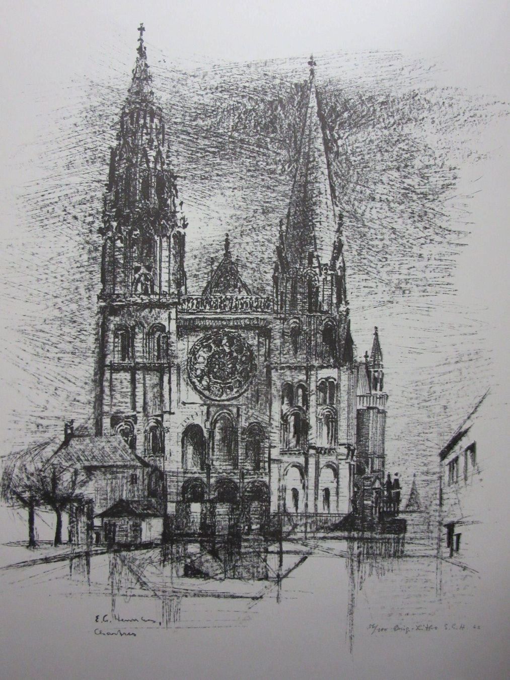 Arts picturaux & lithographies: E.G HEUSSLER – D'occasion à Gersau par grafik-kunst