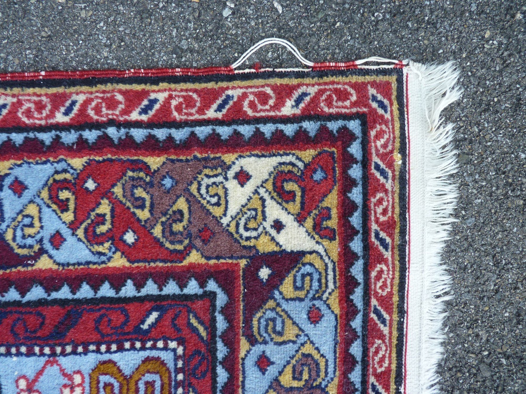 Tappeti: Teppich- Hellblau-Rot – Usato da Küsnacht ZH venduto da zoliboli01 3