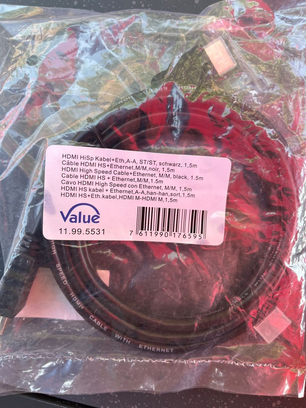 Kabel: HDMI Kabel – Neu und originalverpackt aus Brittnau von tauchshop