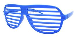 Storren, Rolladen Kult Sonnenbrille SHUTTER SHADES blue