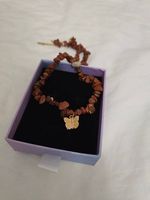 Collier jaspe rouge