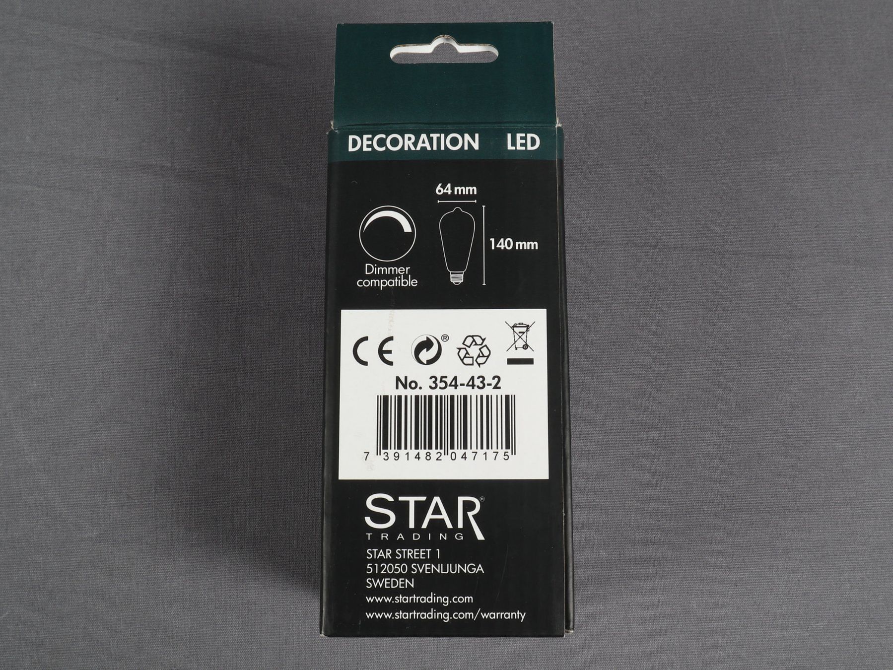 Lampen: STAR TRADING Decoration Led E27 3,5W – Neu (gemäss Beschreibung) aus Steinen von Restwert_Steinen 7