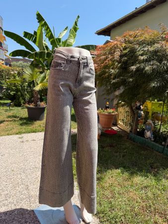 Jeans Damen mit glitter -  Grösse (XS) - elastan -neuwertig