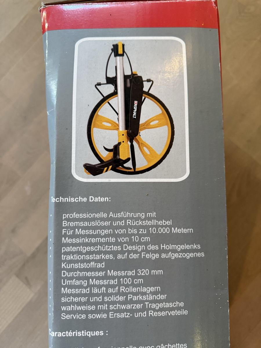Mesurer: Asphalt Streckenmessgeraet wie neu mit Rucksack – Neuf (Voir description) à Menzengrüt par SC1973 4