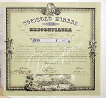 Sociedad Minera Desconfianza, Barcelona - 1850