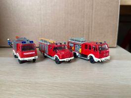 Lot 7 modèles 1/87 pompiers
