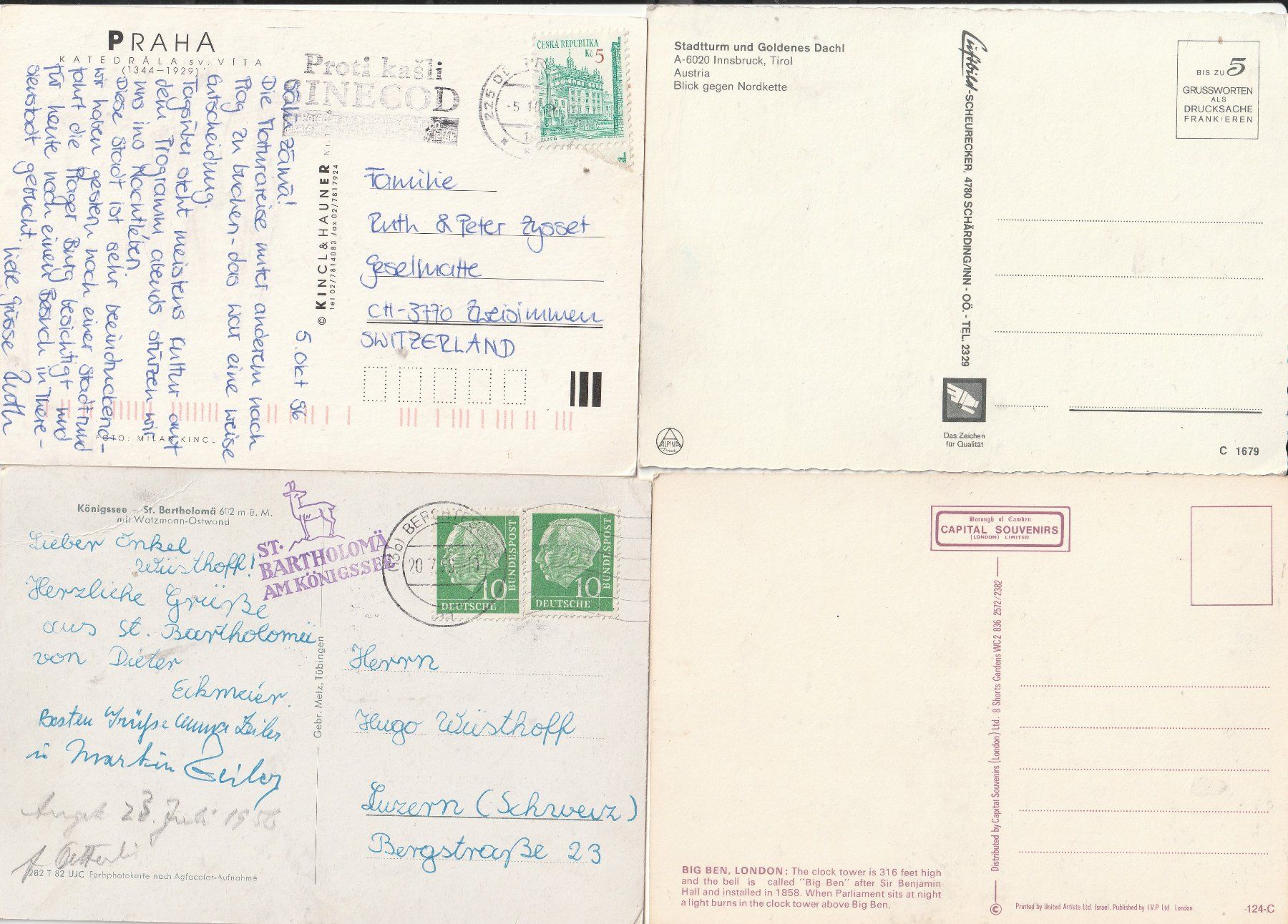 Cartoline postali: 20 Diverse Karten Ausland – Usato da Lumbrein venduto da made02 9