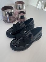 Süsse Lackschuhe Loafer mit Schleife ca. 36.5 NEu