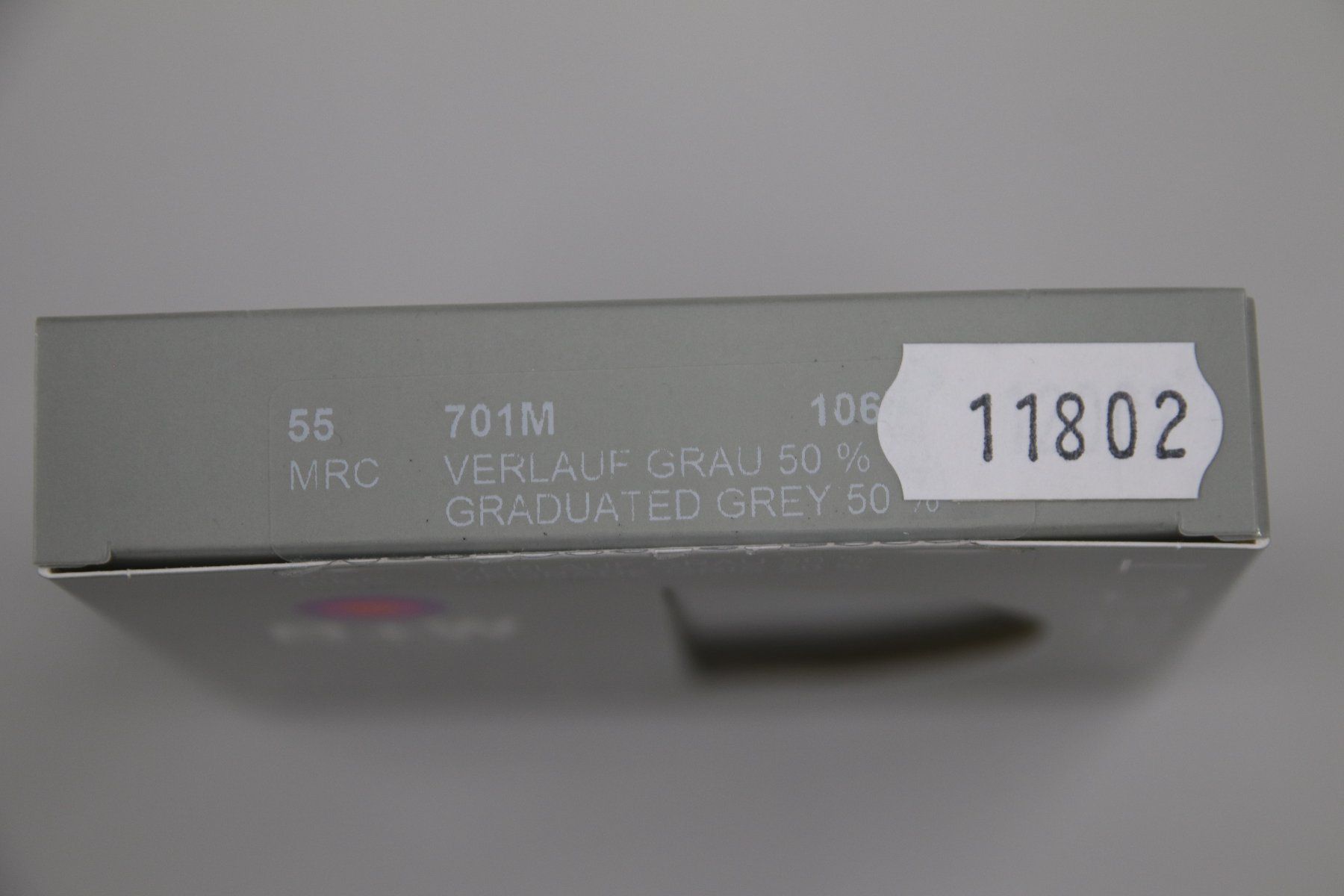 Filtri: B+W Filter 55mm Grau Verlauf 50% – Nuovo e nell'imballaggio originale da Zofingen venduto da OWYSSAG 1