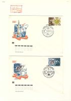 1970 Weltraum Mondstation Raumfahrt_Briefmarken_Briefe_4er-B