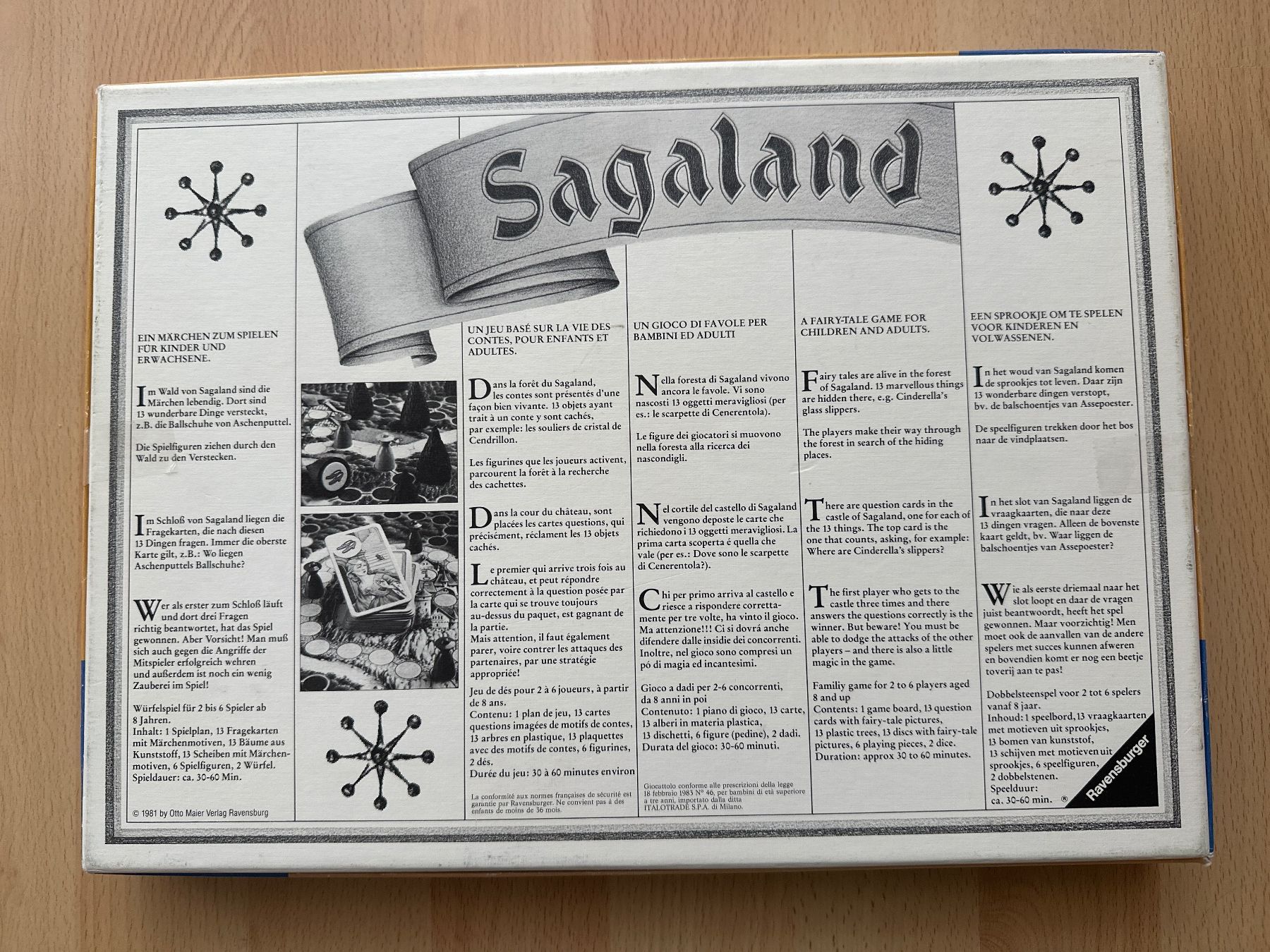 Ravensburger Giochi: Sagaland - Ravensburger ORIGINAL 1982 – Usato da Schwarzenburg venduto da mezulienka 1