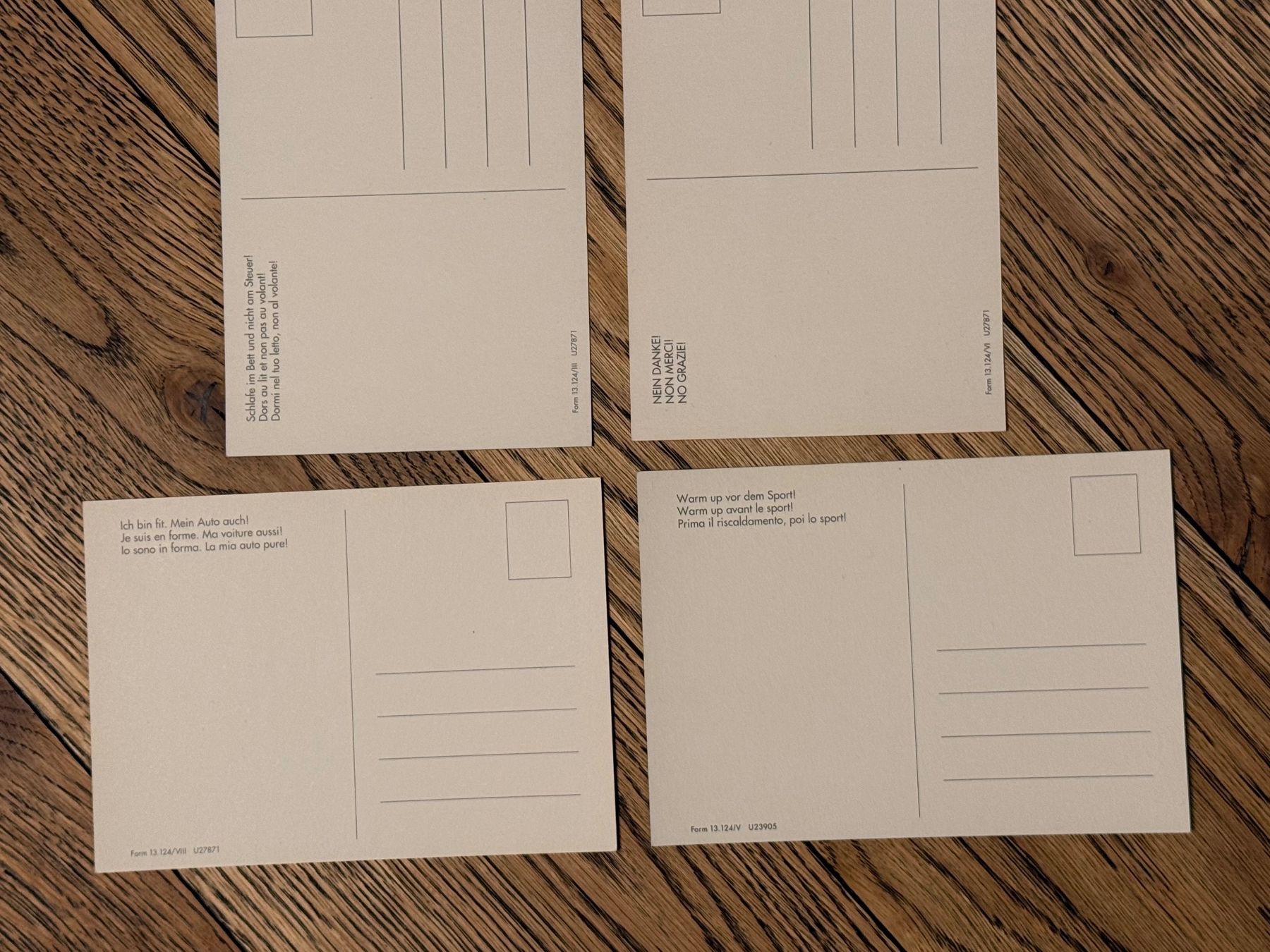 Cartoline postali: 7 Postkarten Unfallverhütung in der Schweizer Armee – Nuovo (secondo la descrizione) da Brütten venduto da Hst1 5