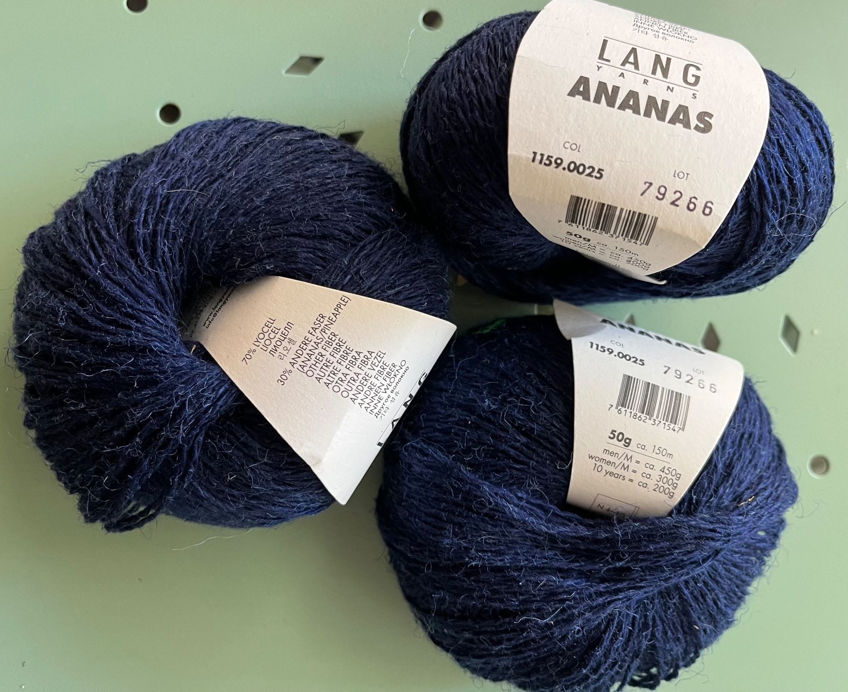 Lang Yarns Lana: Lang Yarns Ananas marine – Nuovo (secondo la descrizione) da Schwendibach venduto da didu12