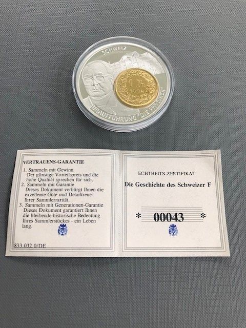 Tutti le monete: Franken Inlay 1962 – Nuovo (secondo la descrizione) da Emmenbrücke venduto da DanielStulz62 4