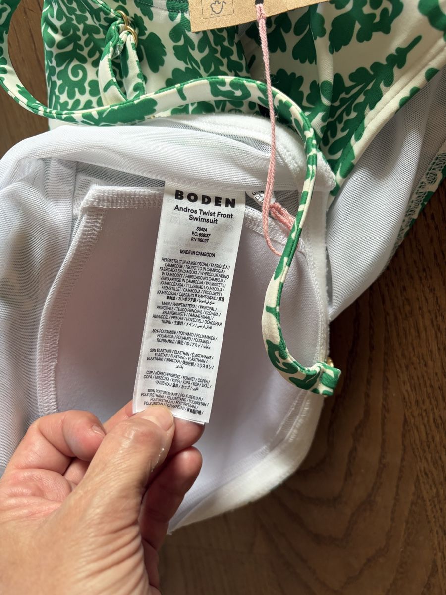 Costumi da bagno & Bikini: Boden Badeanzug, wie Sézane Gr 38  – Nuovo e nell'imballaggio originale da Zuerich venduto da yasminflower 5