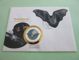 Numisbrief "FLEDERMAUS / BRAUNES LANGOHR"