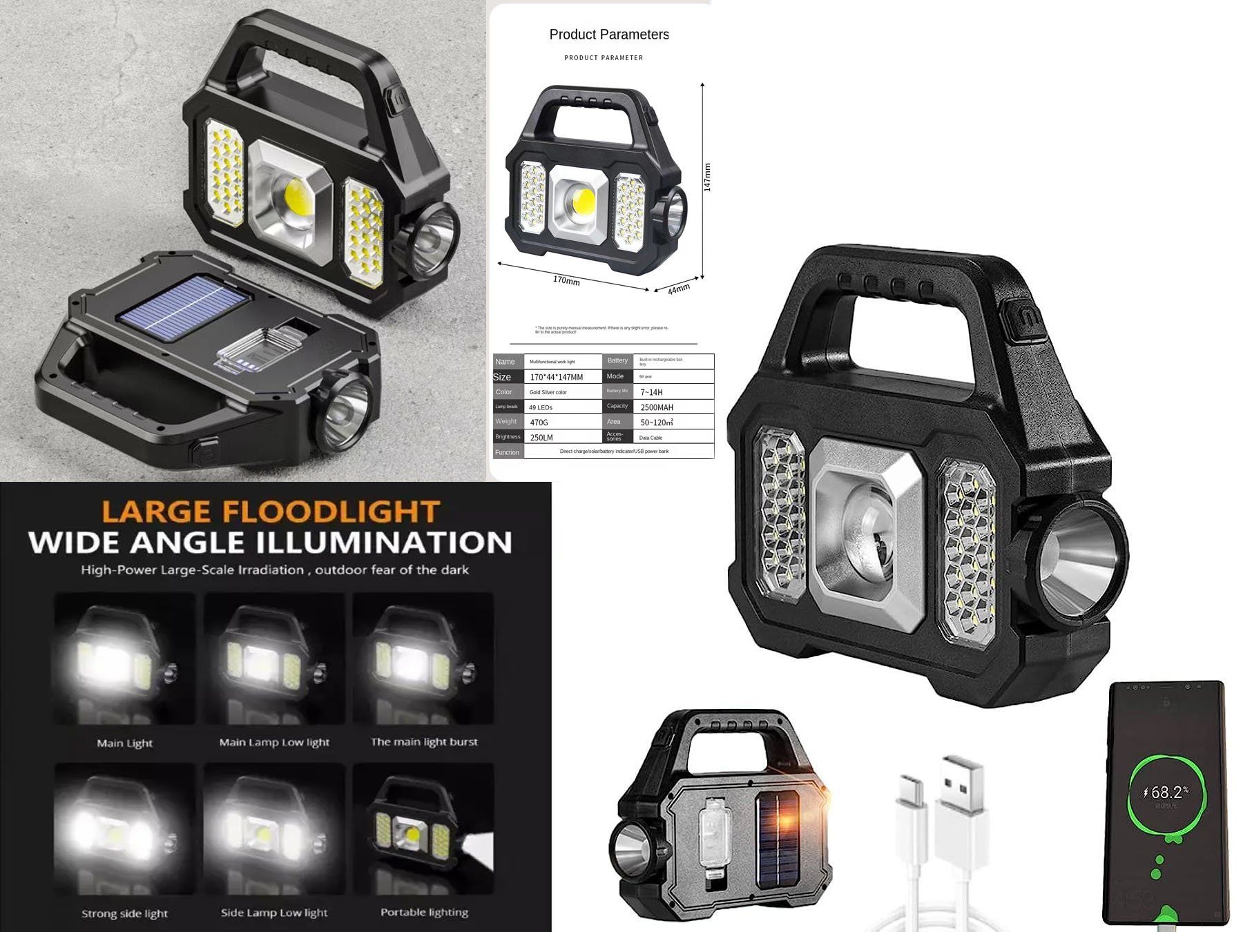 Dispositivi a energia solare: Solar rechargeable portable lamp – Nuovo e nell'imballaggio originale da moosseedorf venduto da star1210 1