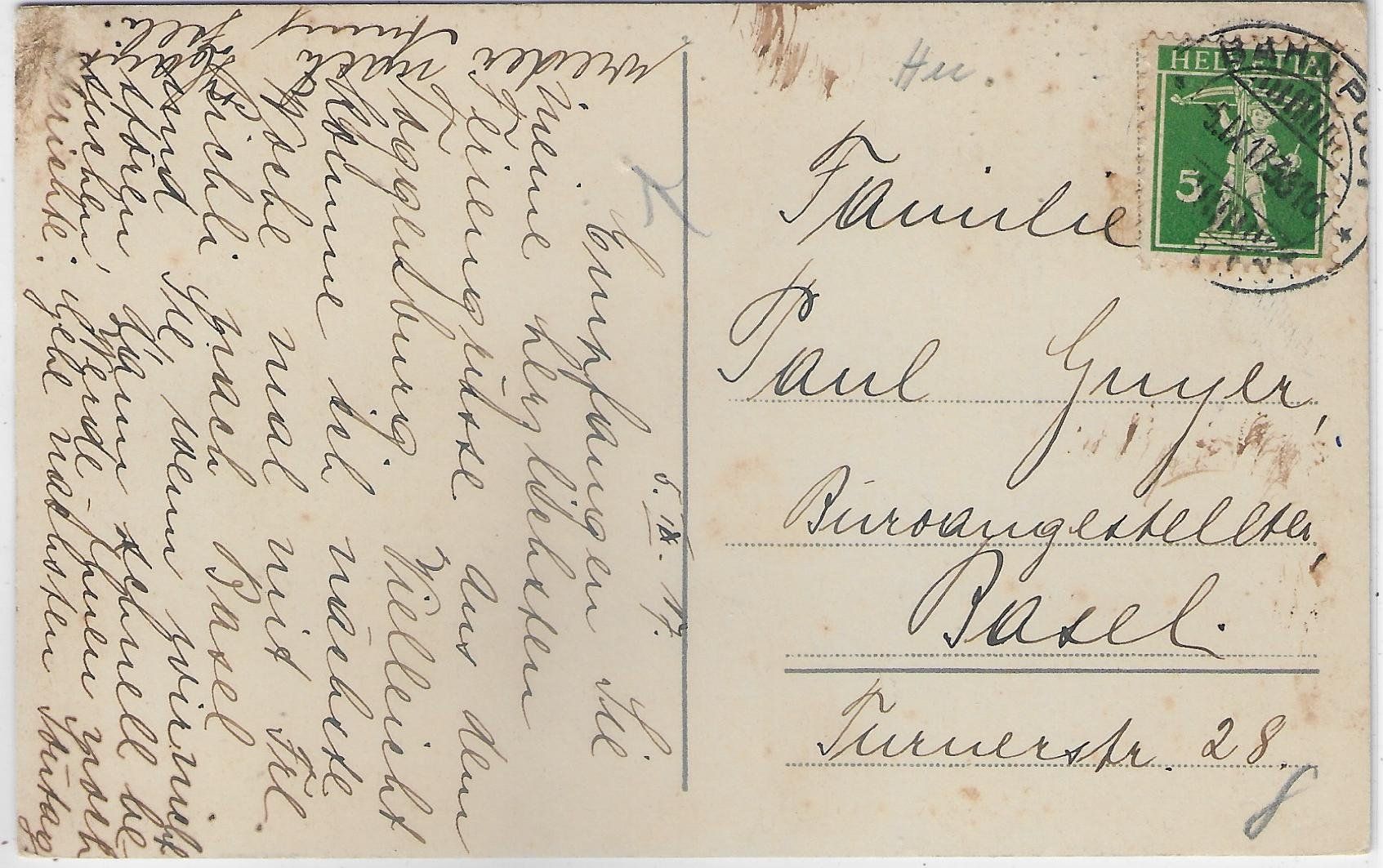 Cartes postales: Lichtensteig - Generalansicht - Litho – Défectueux à Ettingen par Kartenplanet 1