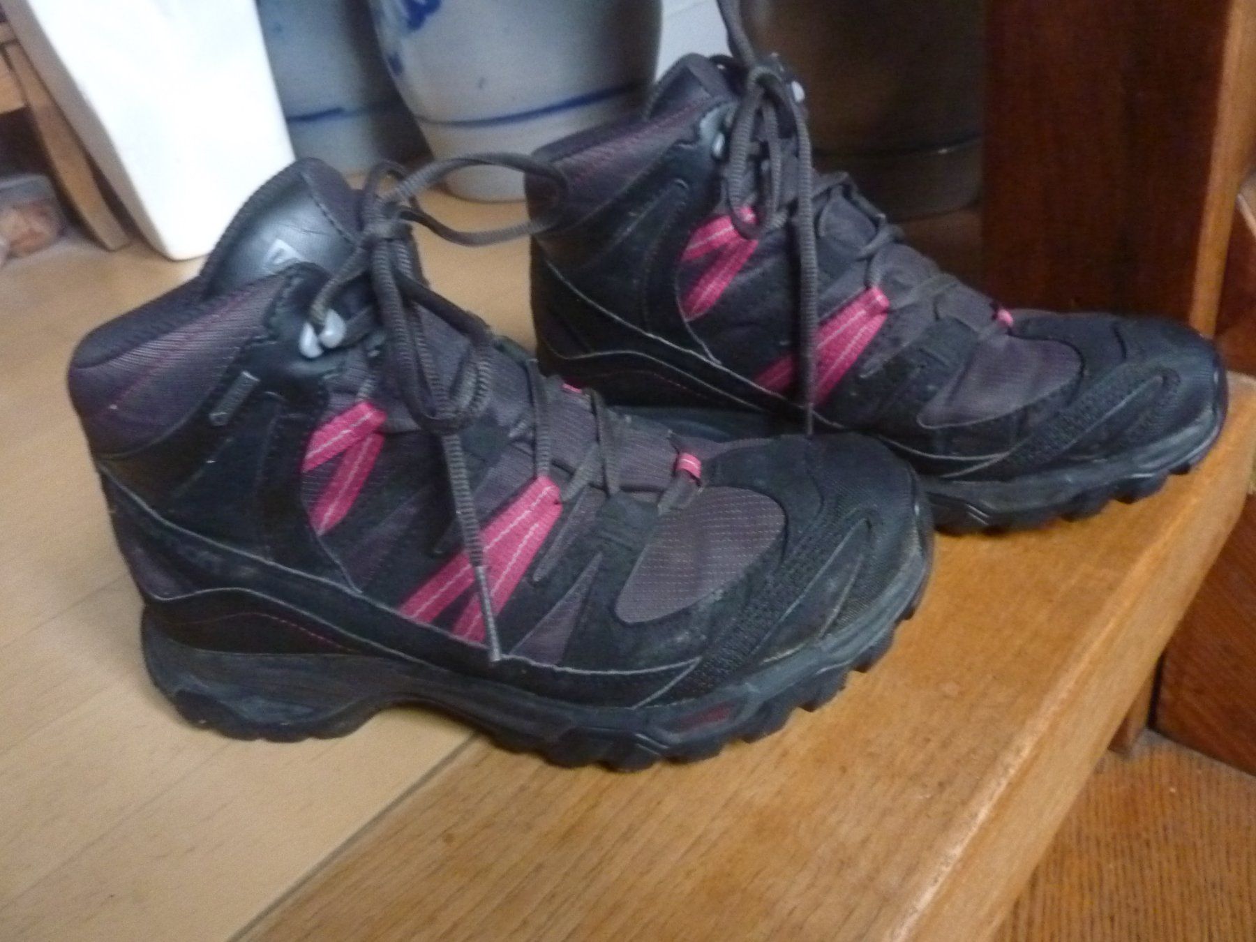 Salomon Scarpe da donna: Salomon Wanderschuhe Trekkingschuhe, gute Sohle Gr. 38 2/3 – Usato da pratteln venduto da dyonis01 5