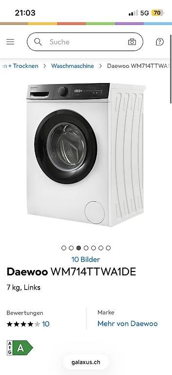 Waschmaschinen: DEAWOO WASCHMASCHIENE – Neu und originalverpackt aus Basel von Eidechse32 2
