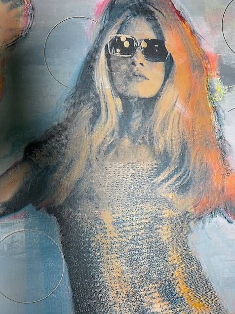 Dipinti: Jörg Döring - Brigitte Bardot Space Honey – Usato da Burg im Leimental venduto da Anna_Wiener 1