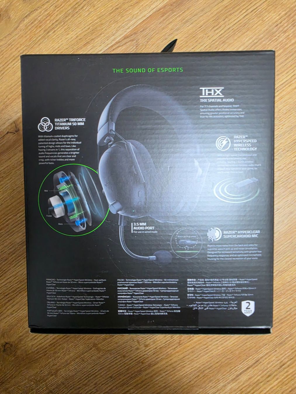 Razer Cuffie: Headset Razer Blackshark V2 Pro – Nuovo e nell'imballaggio originale da Frick venduto da Ank85 2