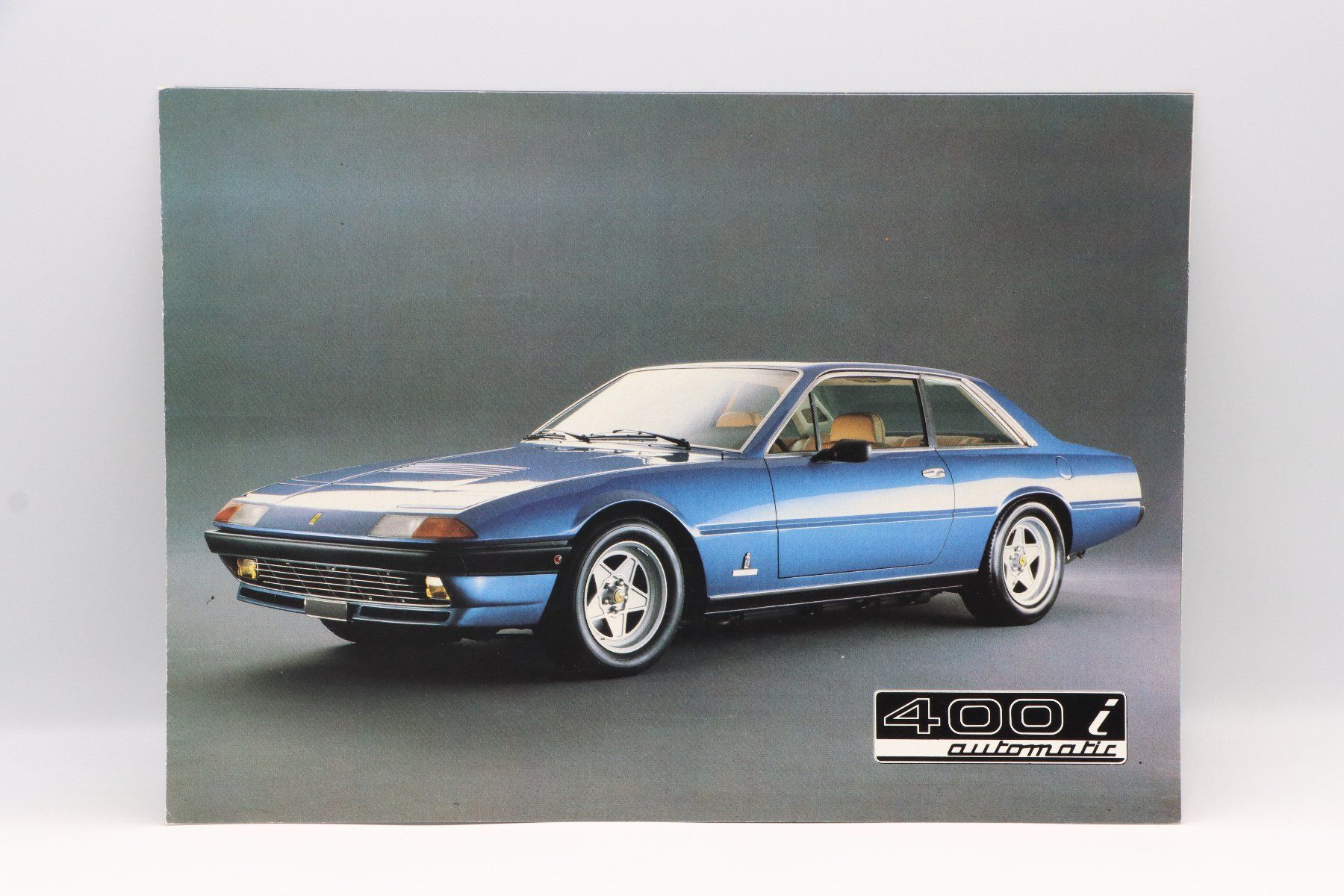 Ferrari Documenti: Ferrari 400i Automatic 1982 Prospekt – Usato da Bühl b.Aarberg venduto da Collectorpassions