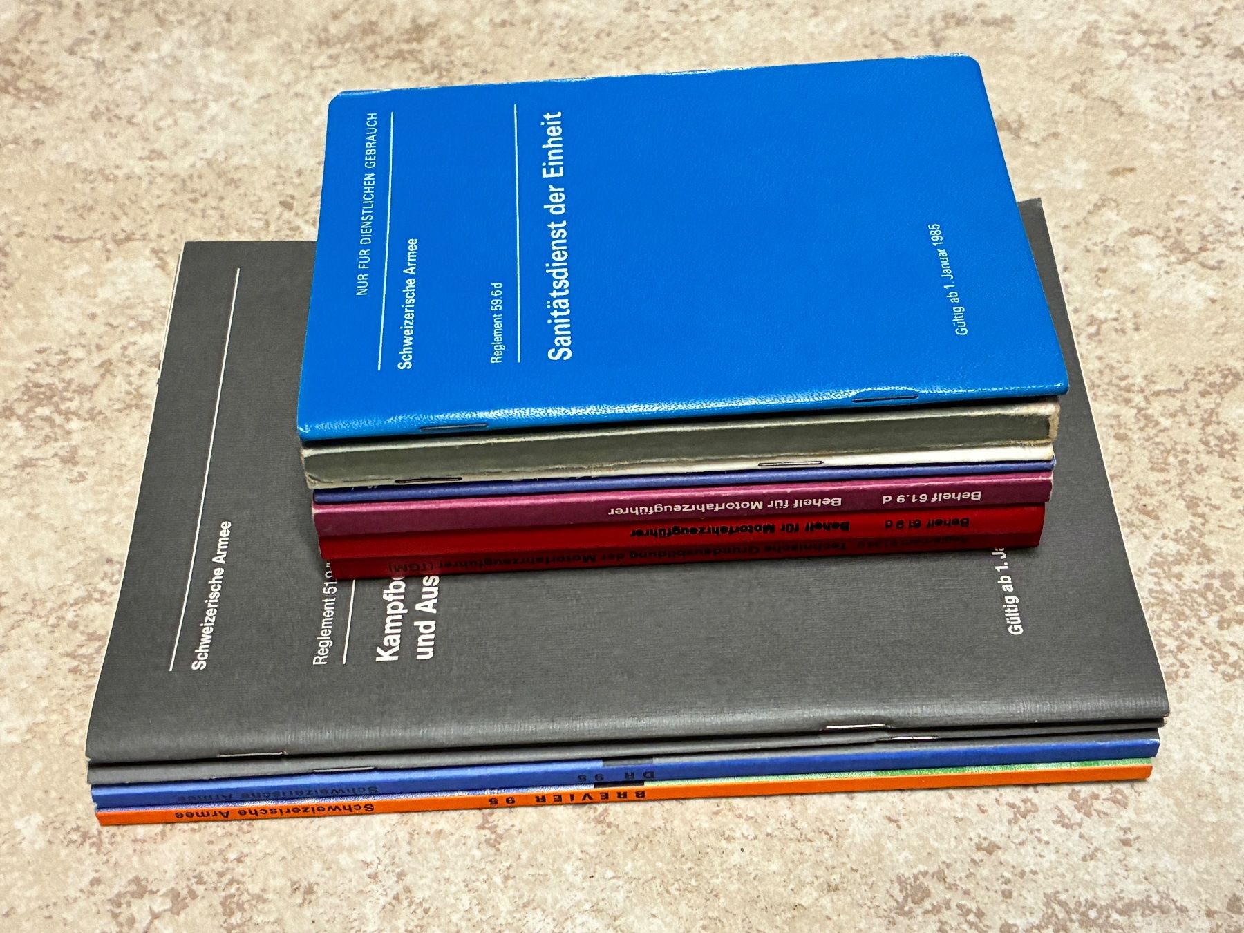 Bücher: Militär Reglemente / Behelfe / Schweizerische Armee – Gebraucht aus Horw von adler65 1
