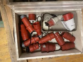 Konvolut CEE Stecker und Kupplungen diverse Typen gebraucht
