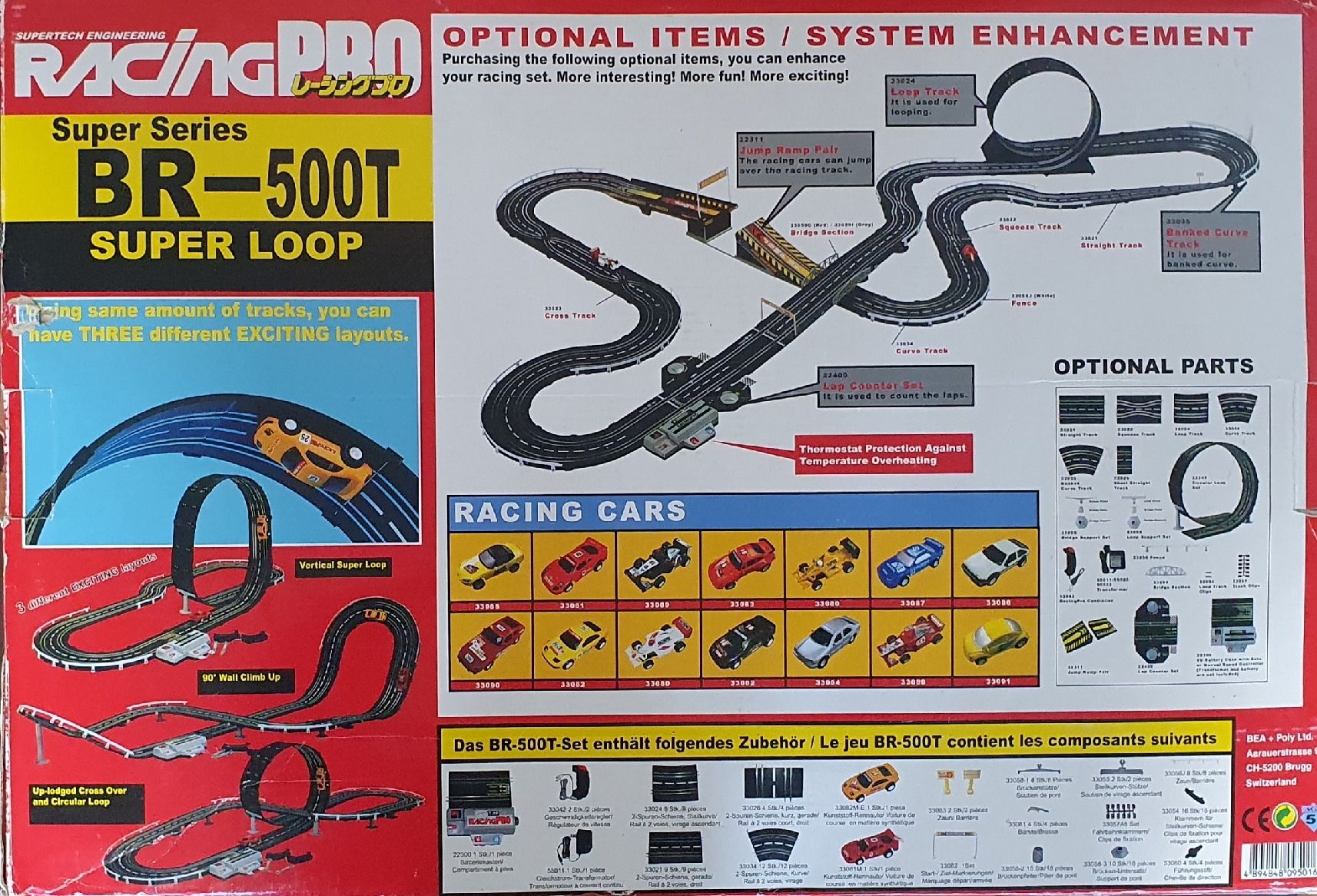 Piste: Vintage Autorennbahn RacingPro BR-500T – Nuovo e nell'imballaggio originale da Röschenz venduto da Bravo1234 1