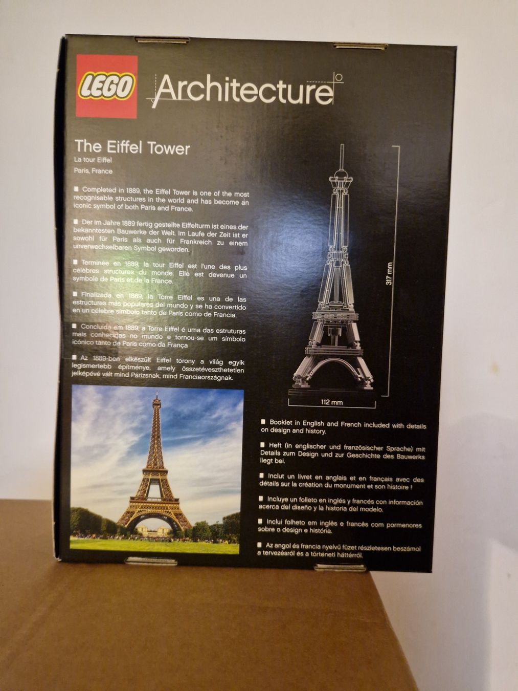 Lego Kit di costruzioni: LEGO Architecture - Eiffelturm (21019) – Nuovo e nell'imballaggio originale da Hausen AG venduto da sandro27 1