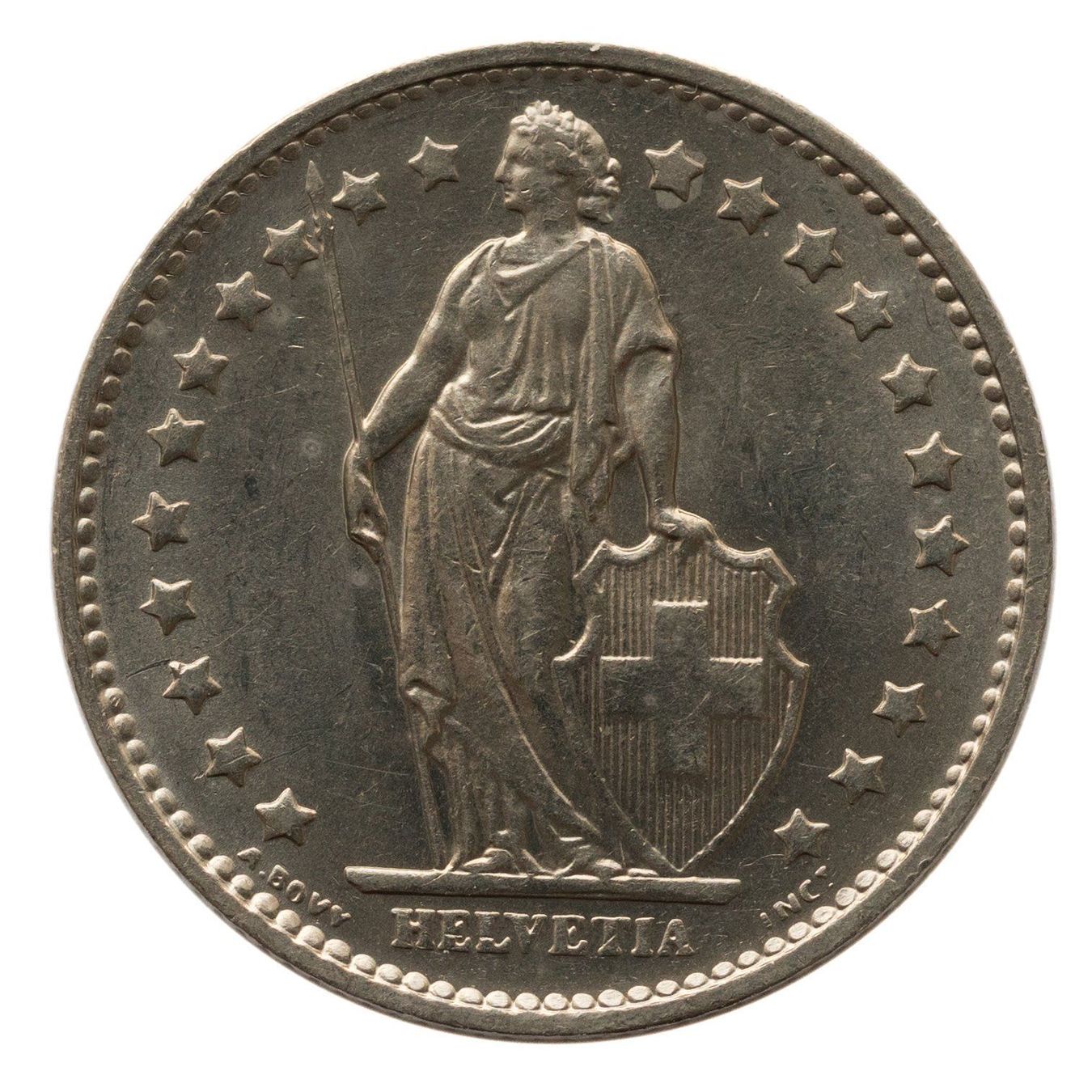 Tutti le monete: 1 Franken 1974 – Usato da Rotkreuz venduto da Swiss-Coins 1