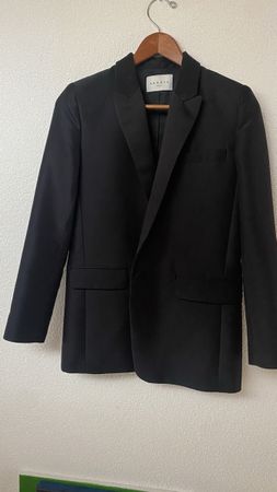 Sandro Paris - Veste smoking noir élégante,taille 36,parfait