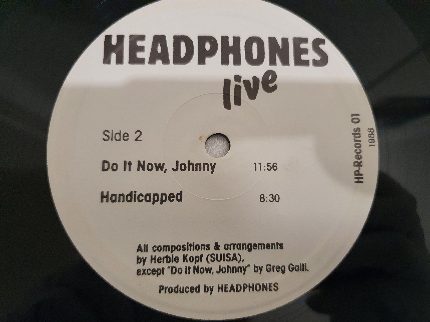Dischi in vinile: Headphones – Live – Usato da Uster venduto da Vinyl-Leidenschaft 5