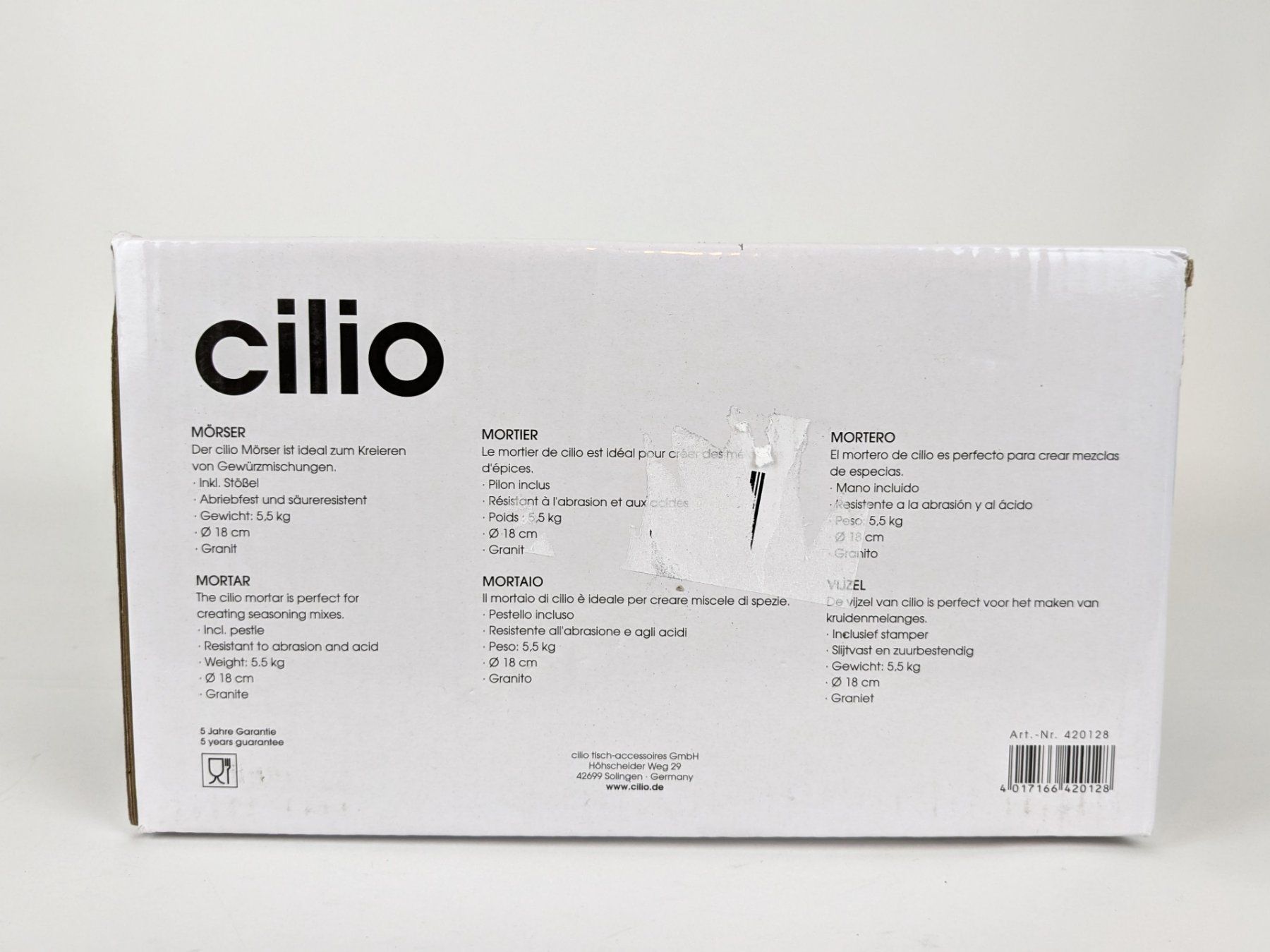 Altro per cucinare: CILIO MÖRSER  "Goliath" aus Granit – Nuovo (secondo la descrizione) da Thun venduto da Restwert_Thun 7
