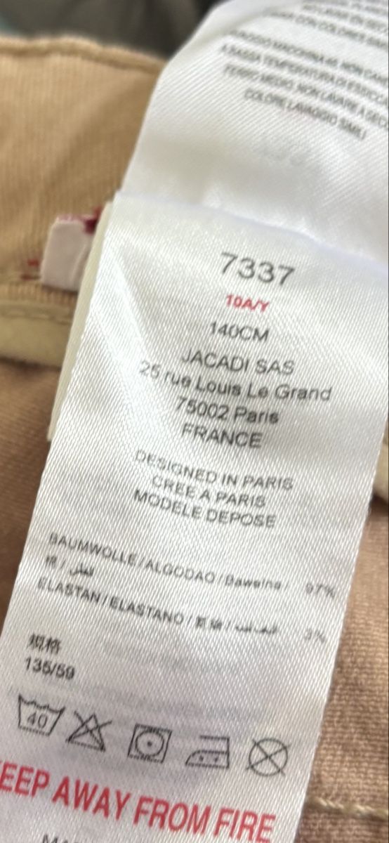 Jacadi Pantaloni: Jacadi- Hose 10J. – Usato da Baden venduto da frb_2cjk 2