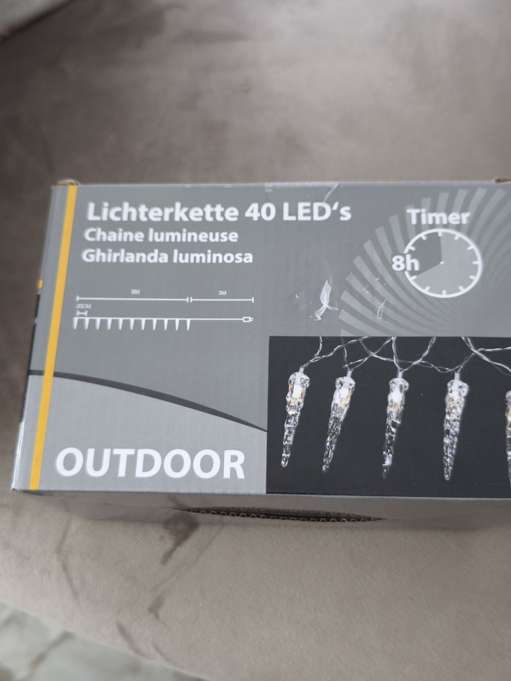 Ghirlande e barre luminose: Zwei Led Lichtkette – Nuovo e nell'imballaggio originale da Busswil BE venduto da asi_r552 1