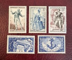 Lot de timbres anciens de France - Collection unique!