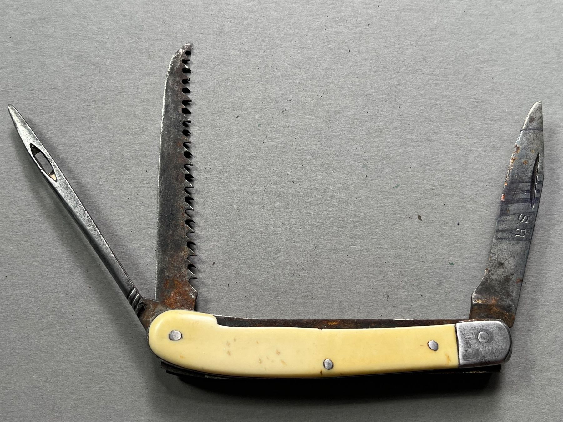 Coltelli tascabile: Antikes Sackmesser 94mm S.R – Usato da Zürich venduto da FV.vintage