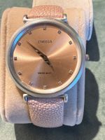 JOWISSA Damenuhr roséfarben mit Zirkonia Swiss Made