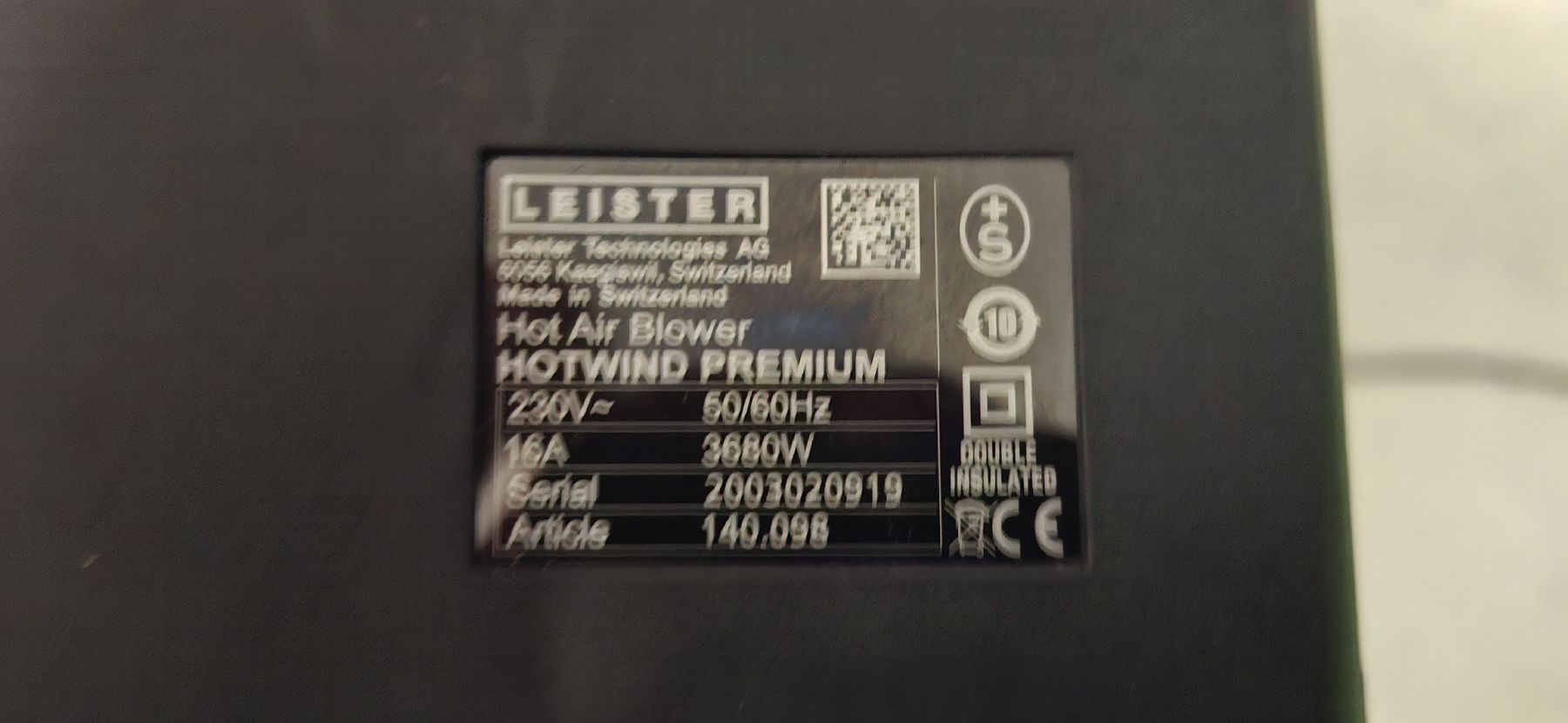 Radiatori: Leister Hotwind Premium  – Usato da Zetzwil venduto da Phippu91 4