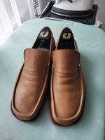 Hermès Mokassins Leder Gr. 43 camelbraun